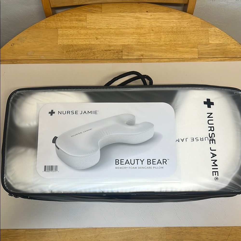 Beauty Bear Memory Foam Skincare Pillow - White